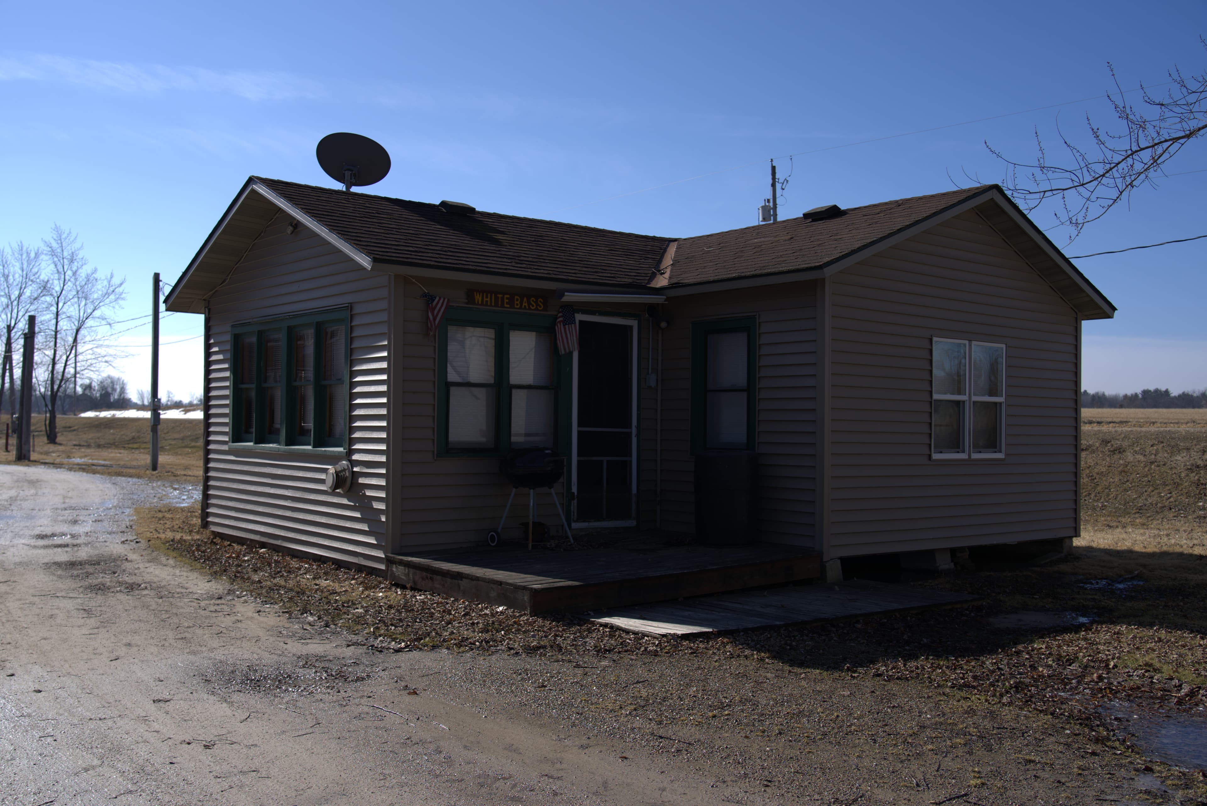 White Bass cabin exterior
